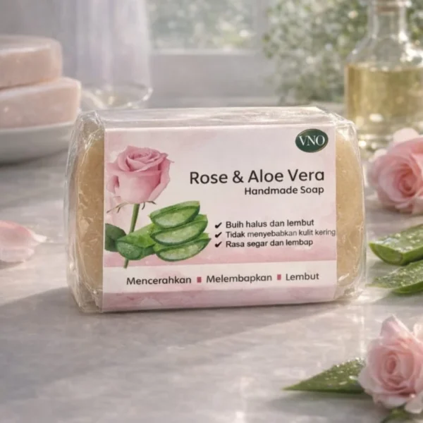Rose & Aloe Vera Herbal Soap